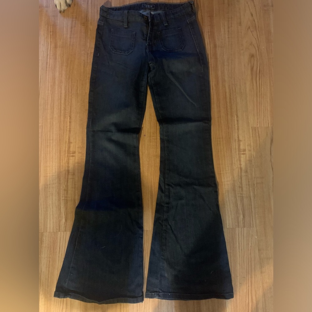 Guess vintage flares, size 26, inseam 33
